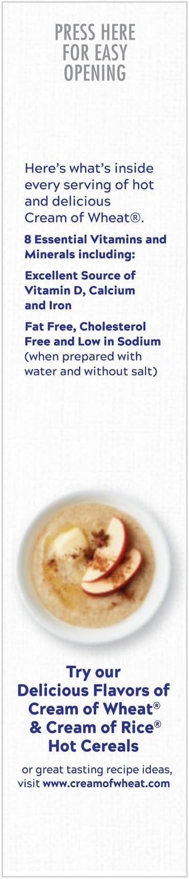 Cream of Wheat Stove Top Hot Cereal, Original, 2 1/2 Minute Cook Time, 28 Ounce (Pack of 12) - Image 2