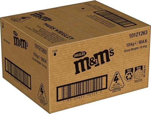 M&M’s Milk Chocolate Buttons Bulk Carton 10kg