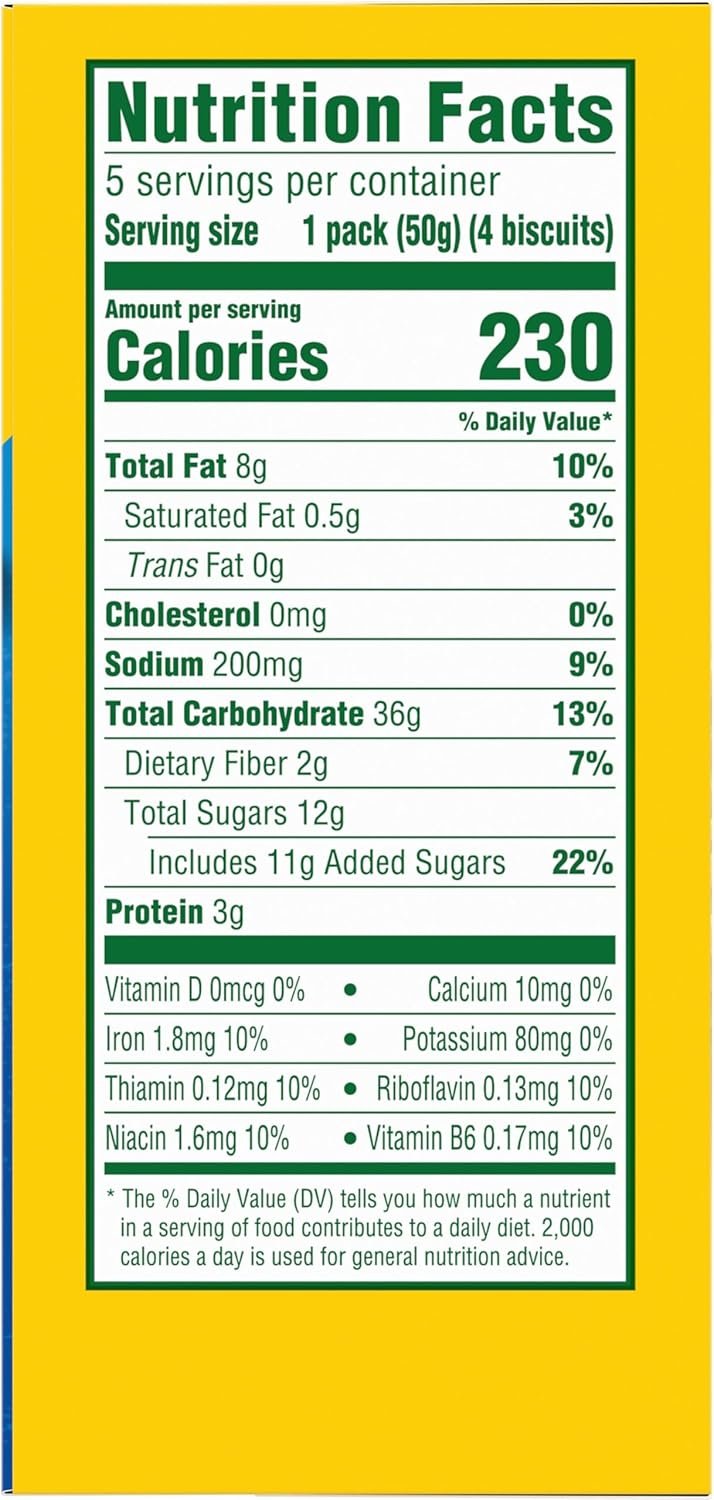 belVita Breakfast Bars Biscuits, Blueberry, 30 Total Packs, 6 Boxes (4 Biscuits Per Pack) - Image 12