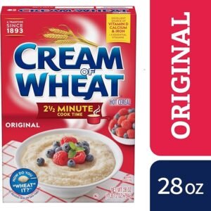 Cream of Wheat Stove Top Hot Cereal, Original, 2 1/2 Minute Cook Time, 28 Ounce (Pack of 12)