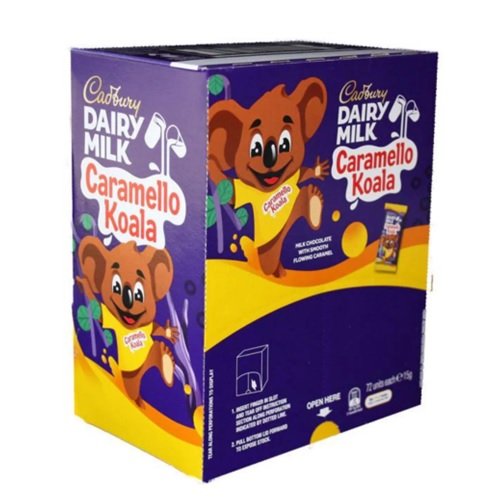 Cadbury Dairy Milk Caramello Koala 72 Piece Bulk Box